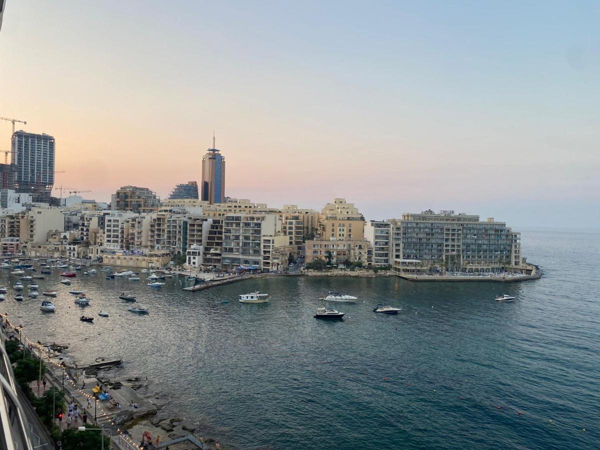 F2 - Lovely Two Bedrooms Flat Sea View, St Julians San Ġiljan Exterior foto